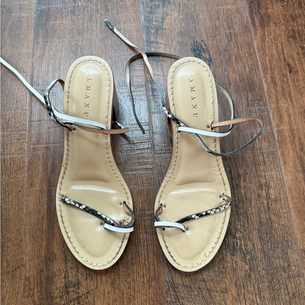 Amanu Handmade Leather Sandals Strappy